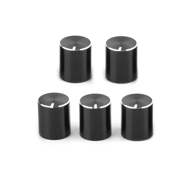 4X7B 5Pcs 11x12.5mm Rotary Potentiometer Knob Cap Volume Control For Audio Amplifier