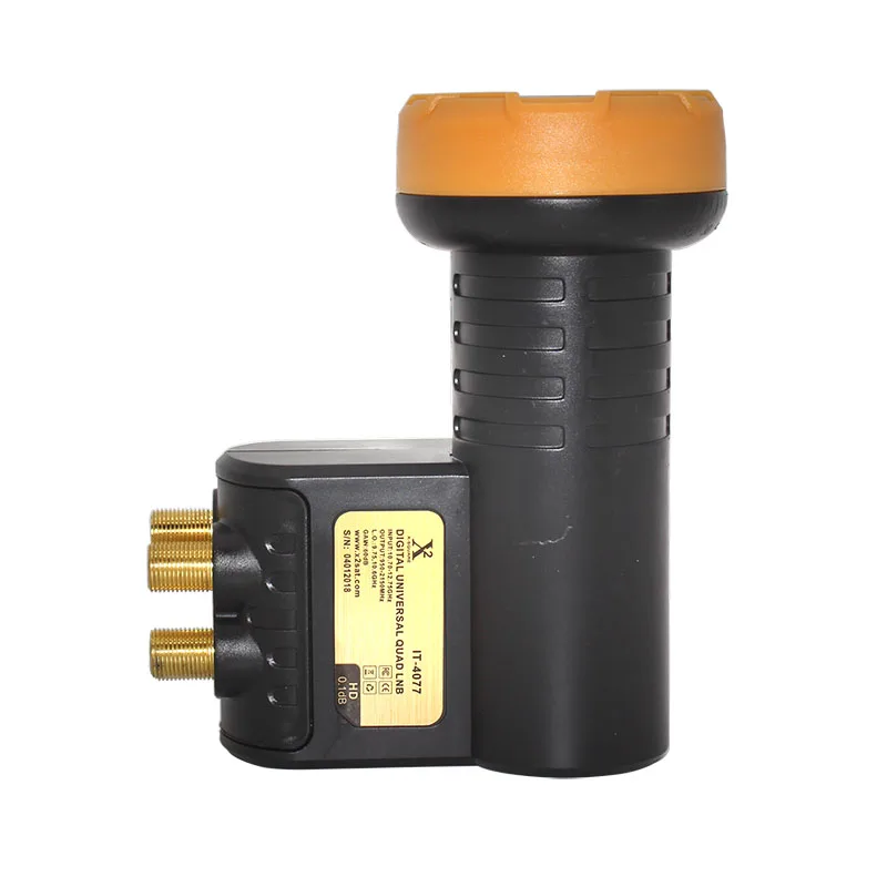 3Pieces/Set Quad LNB For Satellie TV Receiver Universal Quattro LNB Supper Quality Ku Band LNBF Noise Figure 0.1dB LNB 4 Dish TV