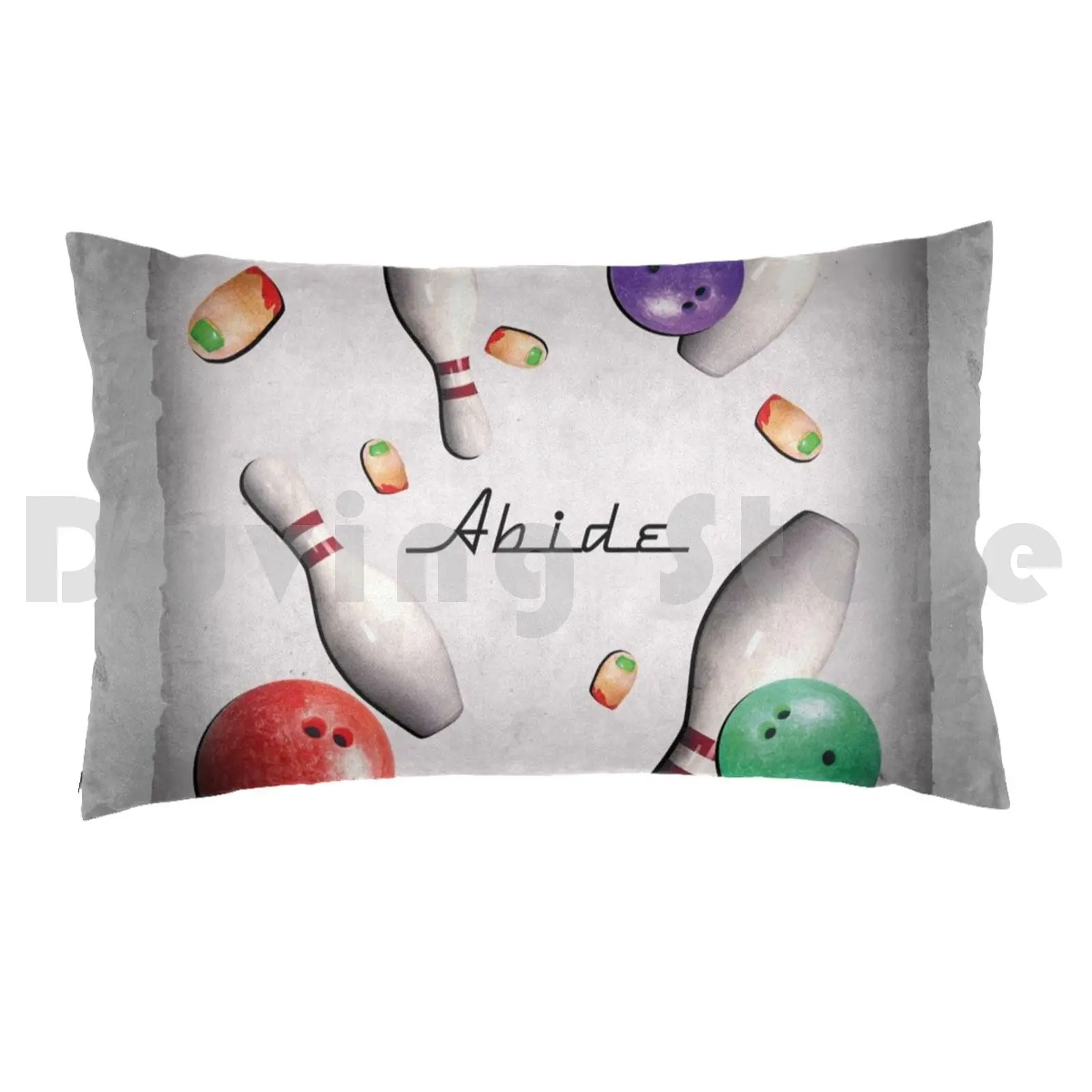 Abide Pillow case The Big Lebowski Lebowski Dude Dudeness El Duderino Jeff Bridges Walter Bowling