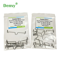 30pc Dental Orthodontic Palatal Arch Bar on the molar band with lingual sheath Palatal Bars transpalatal Arch Bars Distal/Mesial