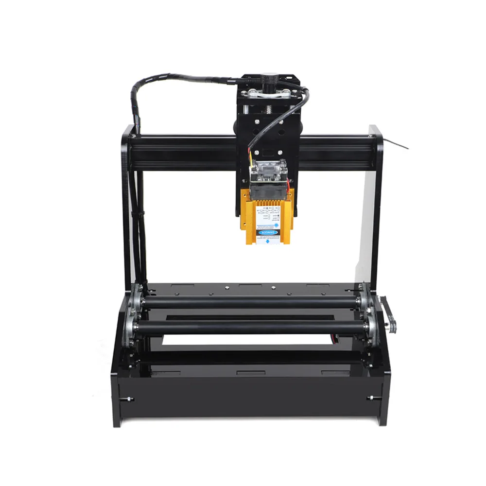 Imagem -04 - Twowin-mini Máquina de Gravação a Laser Cilíndrica Gravador de Plotter de Corte Faça Você Mesmo Automático Roteador Cnc 15w Aço Inoxidável