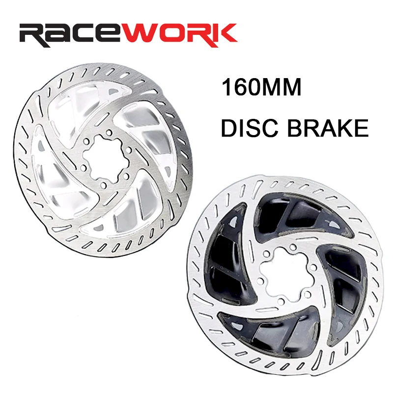 

RACEWORK Brake Discs Mtb Hydraulic Brake Rotor 160mm Disco 140mm Disc Brake Rotor For Mountain Bike Bicycle Caliper Cooling