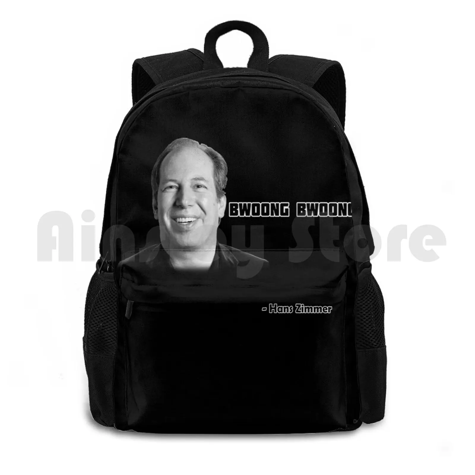 Hans Zimmer Outdoor Hiking Backpack Waterproof Camping Travel Hans Zimmer Gladiator Inception Interstellar Movies Film Cinema