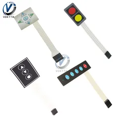 1pc 1x2 1x3 1x5 Matrix Array 2Key 3Key 5Key Membrane Switch Keypad Matrix Membrane Switch Control Keyboard Panel Plate