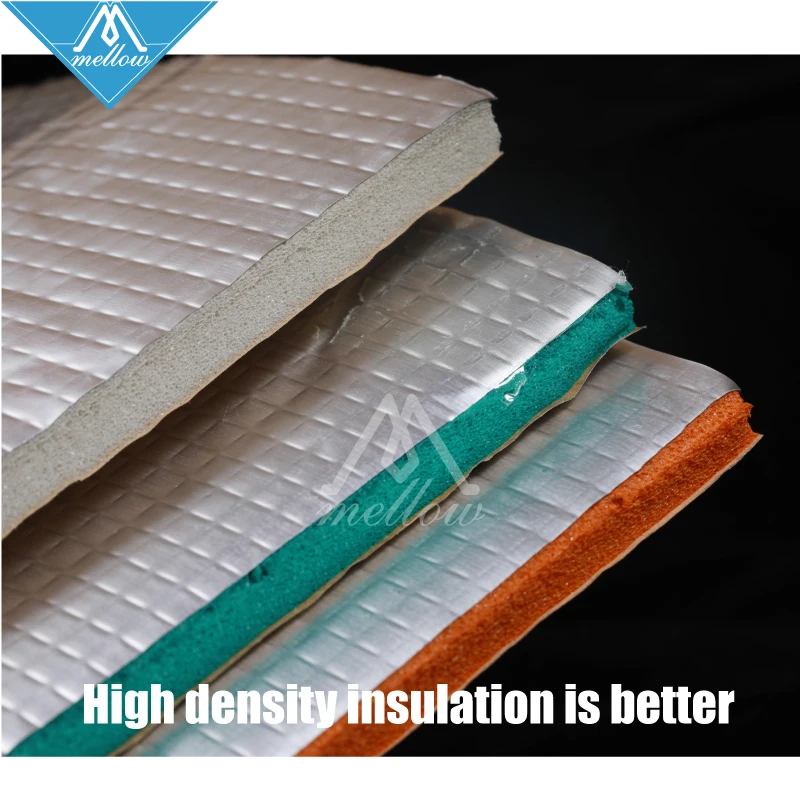 3D Printer Heating Bed Sticker 1pcs Heat Insulation Cotton 200/300mm Foil Self-adhesive Cotton 5mm/10mm Thickness  Anet A8 CR-10