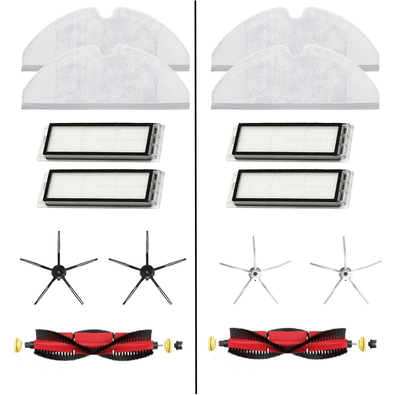 Afneembare Belangrijkste Borstel Hepa Filter Mop Doek Voor Roborock S5 S6 Max S50 S60 T61 T65 T7 Pro E25 E4 pure Mi Robot Stofzuiger