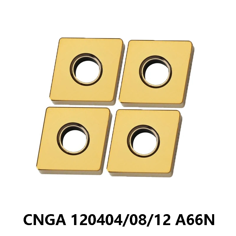 الأصلي CNGA120404 CNGA120408 CNGA120412 A66N A65 CNGA 120404 120408 120412 كربيد مخرطة أدوات تقطيع تحول CNC
