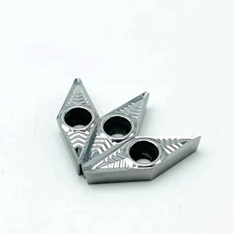 VCGT160404 VCGT160408 AK H01-Herramienta de torno de aluminio, cerámica y metal de calidad perfecta, cortador de fresado de inserción de carburo