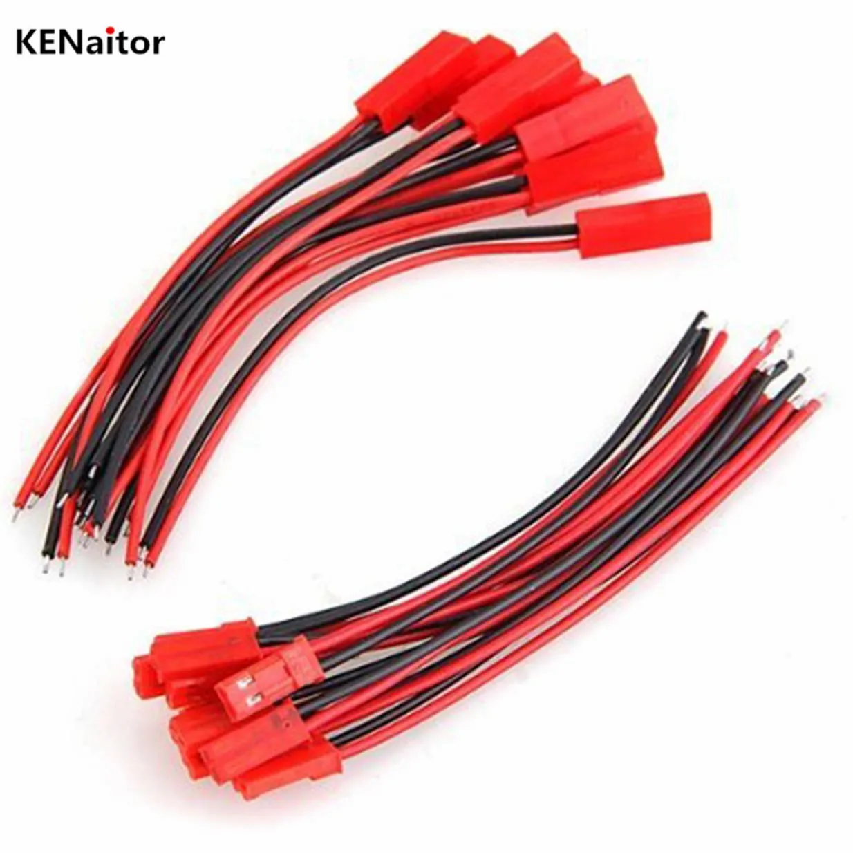 100Pcs 200Pcs 2Pin JST  100mm 150mm Pitch 2.54mm Male and Female Wire Connector Plug Cable   for DIY RC  Battry Model FPV Drone