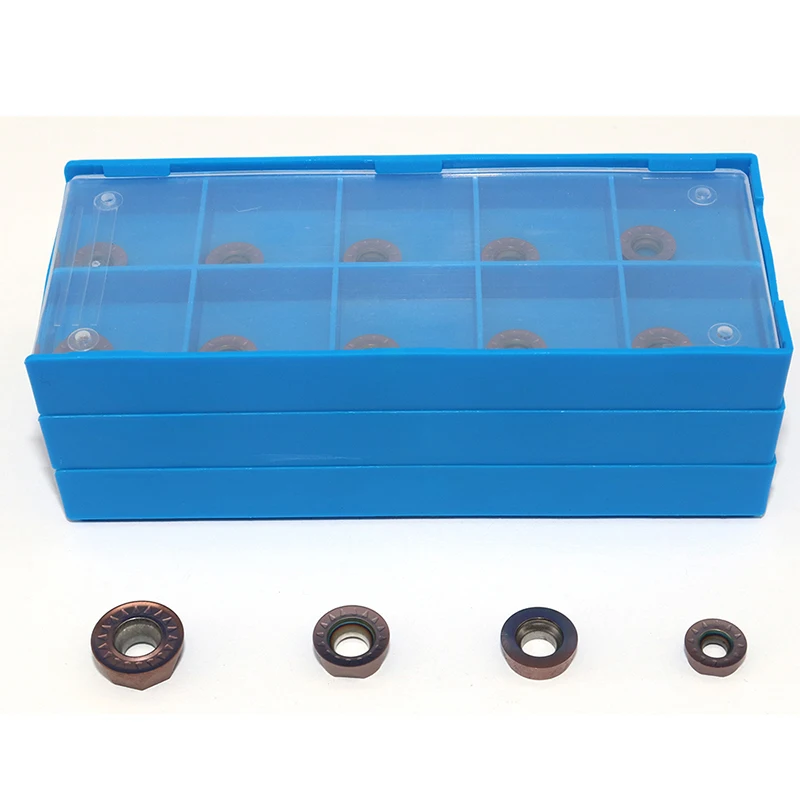 Herramientas de torneado de Metal, insertos de fresado CNC, RPMW1003, RPMT1204, RPMT1606, RPMT10T3, MOE JS, VP15TF, UE6020
