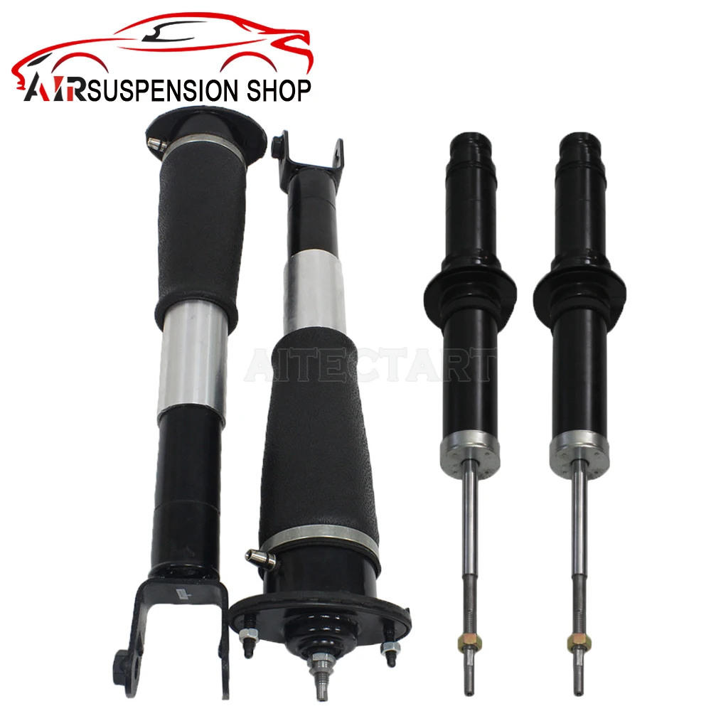 

4x For Cadillac SRX 3.6L V6 4.6L V8 2004-2009 Air Suspension Rear+Front Shock Absorber Strut With Electric 19302764 19300030