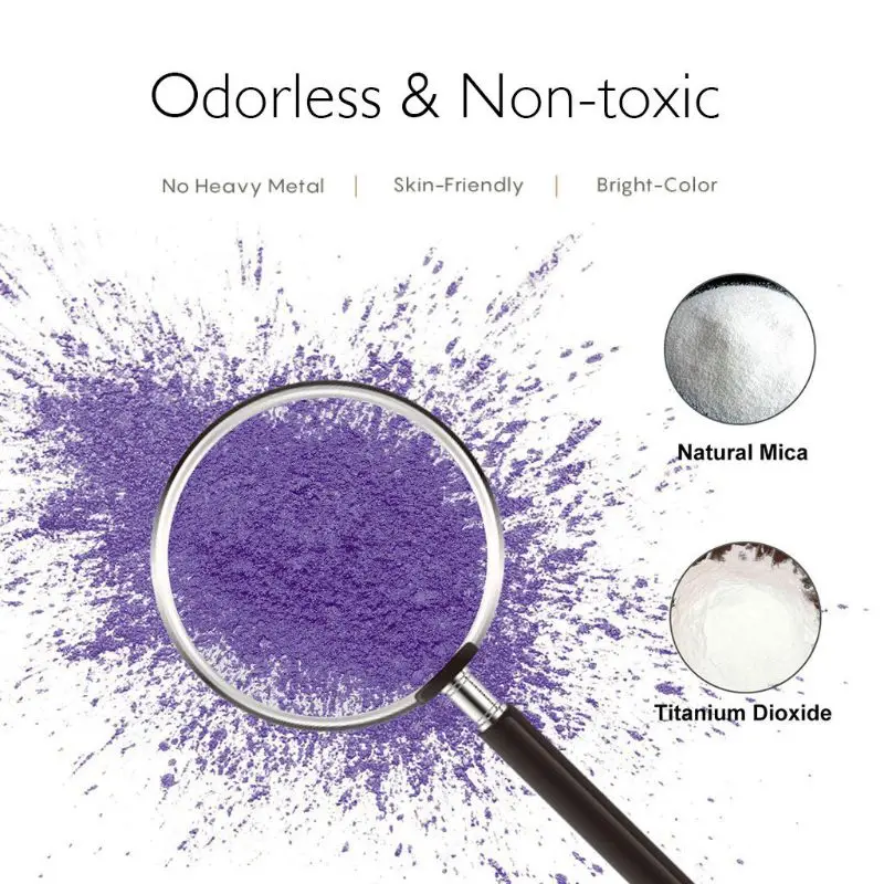 52 لون الميكا مسحوق بيرليسسينت الصباغ الراتنج تلوين حزمة الجلد آمنة DIY بها بنفسك الصابون الايبوكسي الراتنج شمعة مسمار ماكياج الحرفية