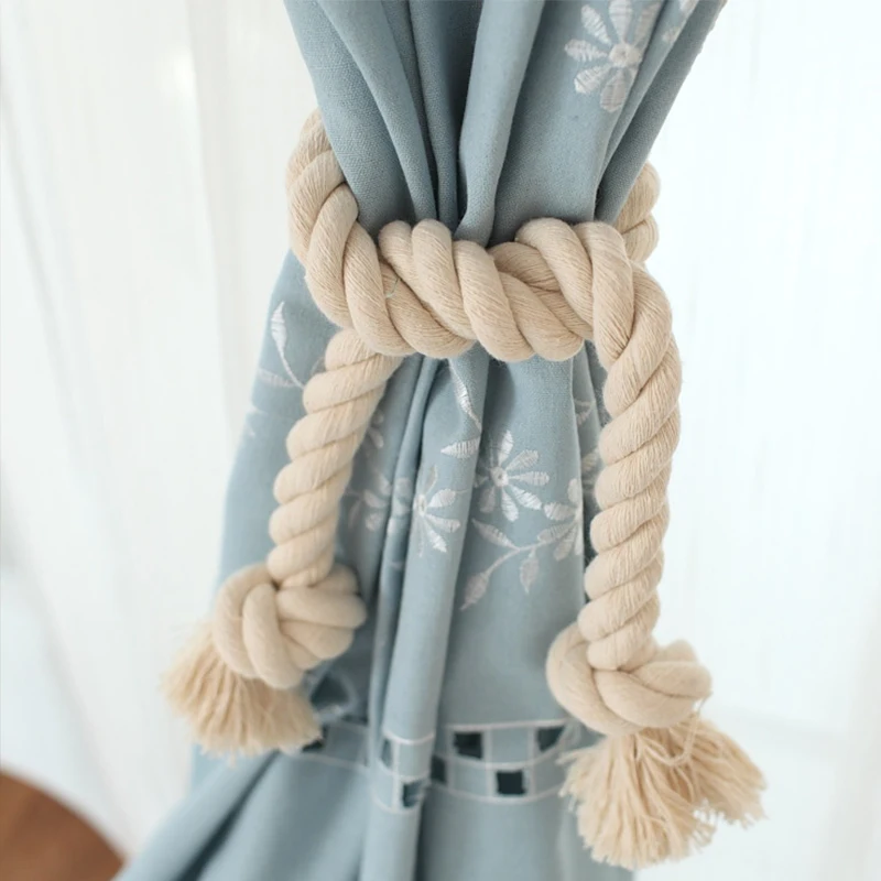 2meter Beige 100% Cotton Three twisted Rope String Cord Twine Sash Craft 5mm-20mm Cotton Thick Cords For Handmade Decorative