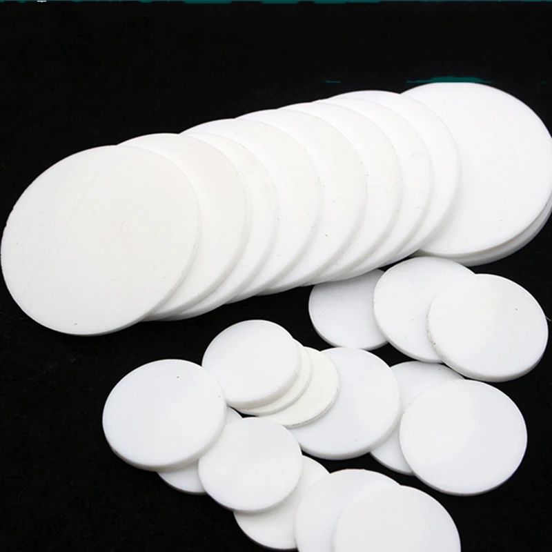 Flat PTFE Washers Solid Insulation Spacer Gasket Pad Mat F4 Heat Resist White