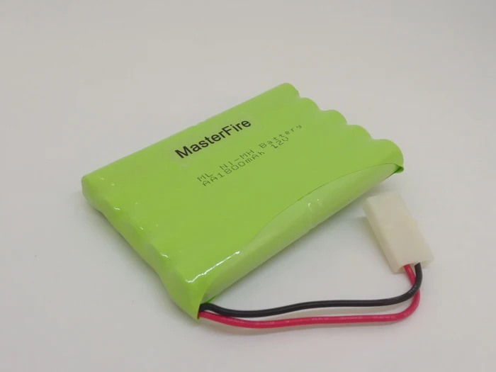 MasterFire 12V 10x AA 1800mah NiMH Battery Cell For RC Toys Cars Tanks Trains Robots Boats Gun Rechargeable Ni-MH Batteries Pack