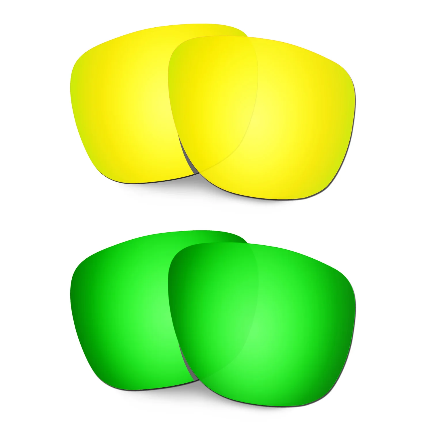 

Поляризованные Сменные линзы HKUCO для солнцезащитных очков Crossrange XL, золотистые/зеленые, 2 пары