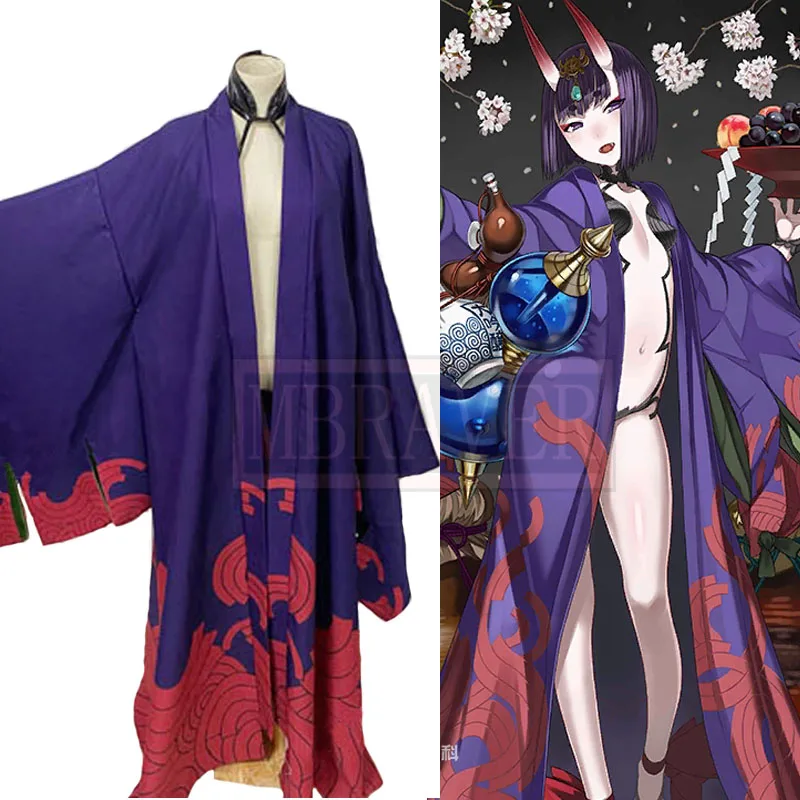 Fate/Stay Night The Holy Grail War Shuten-douji Sexy Halloween Birthday Party Cosplay Costume Custom Made Any Size