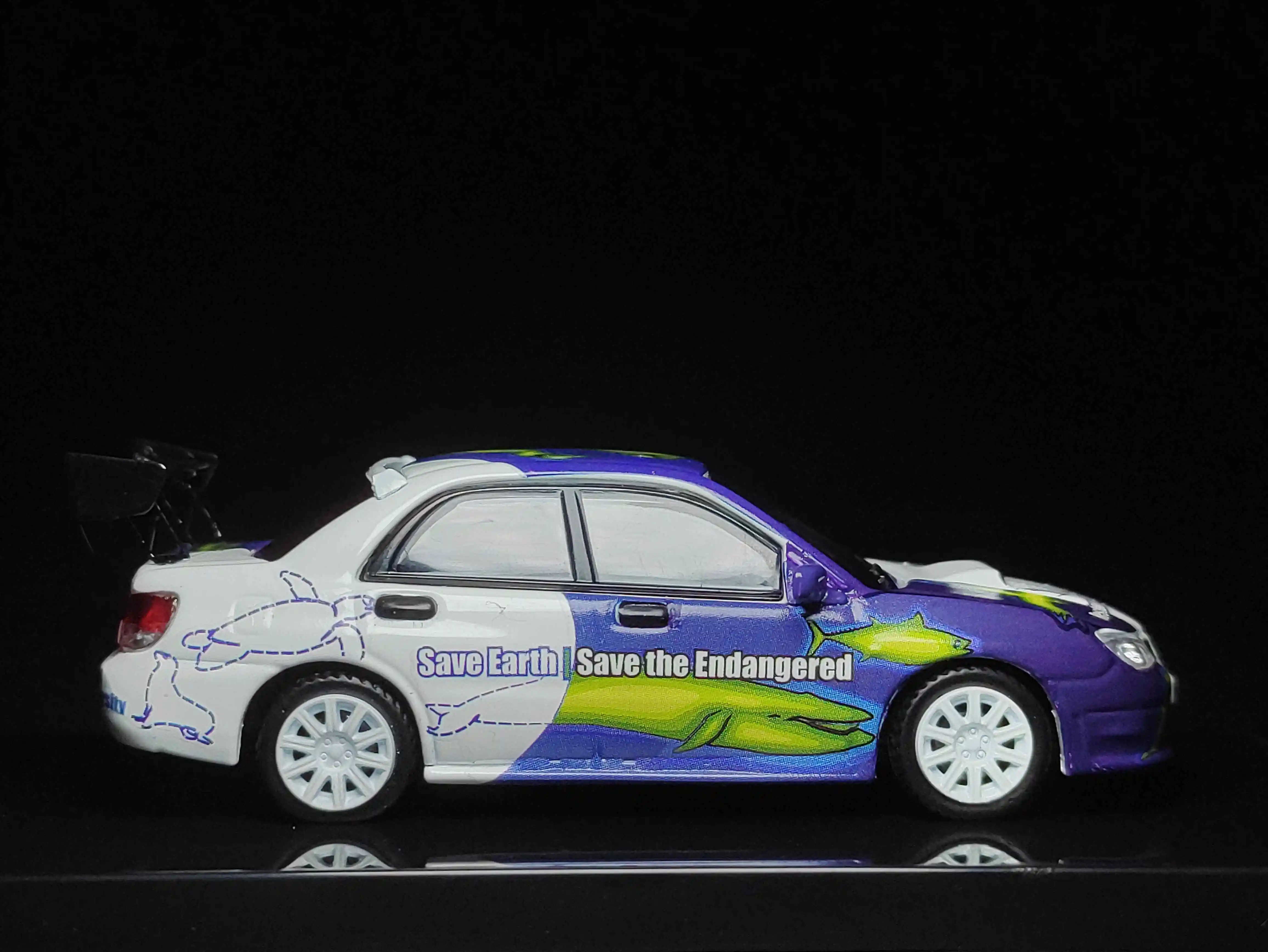 MC64 1/64 امبريزا WRX STI 2006 حفظ الأرض حفظ نموذج ديكاست المهدد بالانقراض مجموعة طبعة محدودة