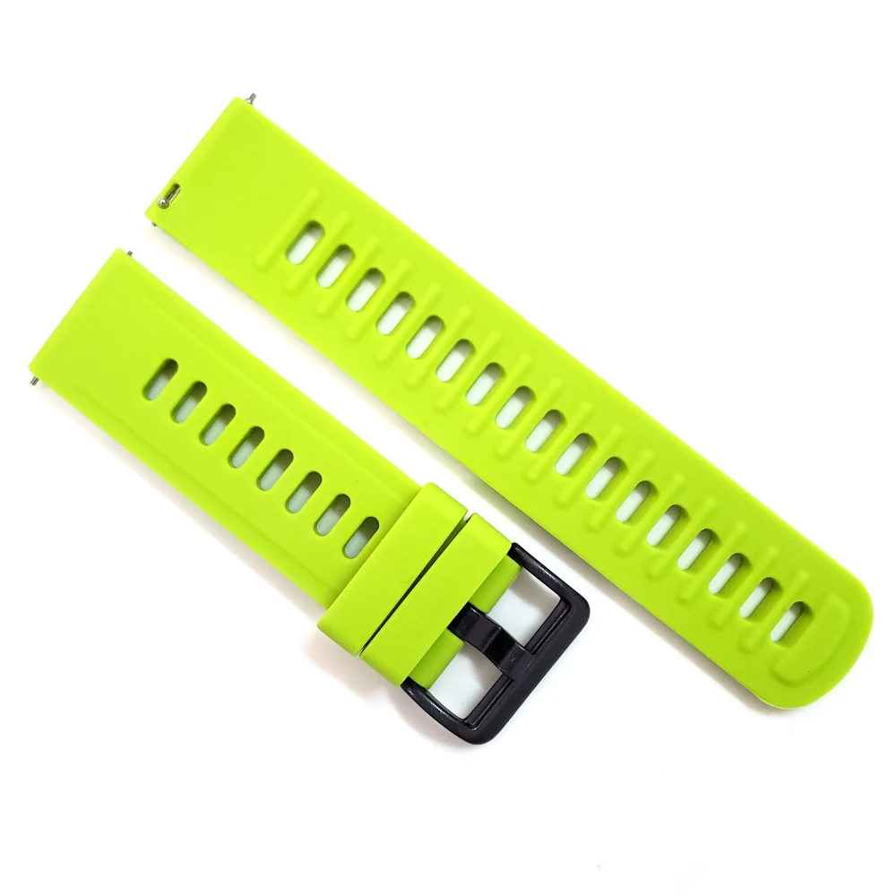 Silicone Wrist Strap For Samsung SM-R820 R830 R500 R600 R810 R800 R8050 Watch Band Active 2 44mm 40mm Gear S3 Watchband Bracelet