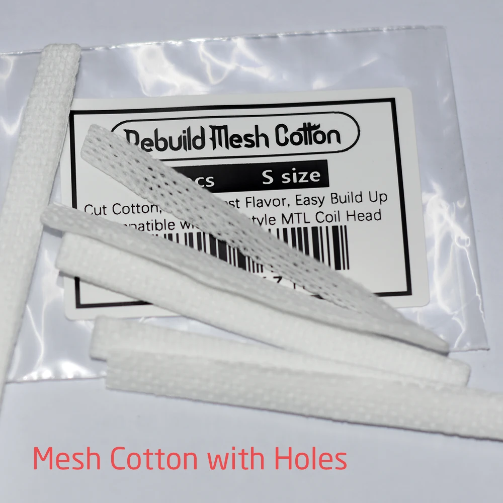 Rebuild Cotton DIY Hand Tool Set Mesh Cotton for PnP Coil RPM Caliburn G KOKO Xros Mini Vape Pod Repair Spare Part Accessaries view 3