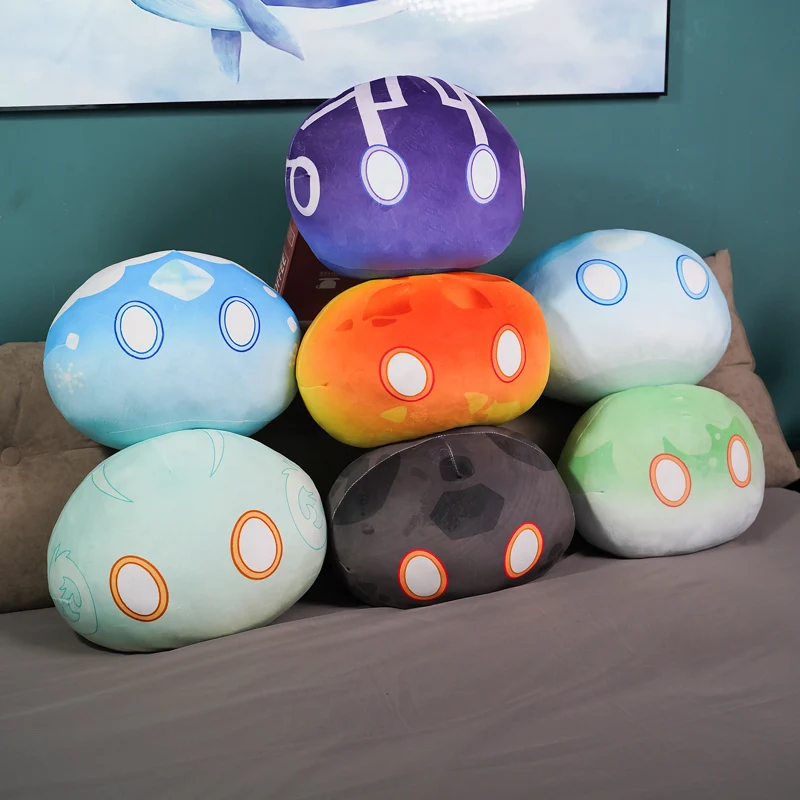 

40 см Genshin Impact оригинальная подушка для игры Genshin Slime Симпатичная плюшевая игрушечная подушка для мужчин и женщин подарок аниме