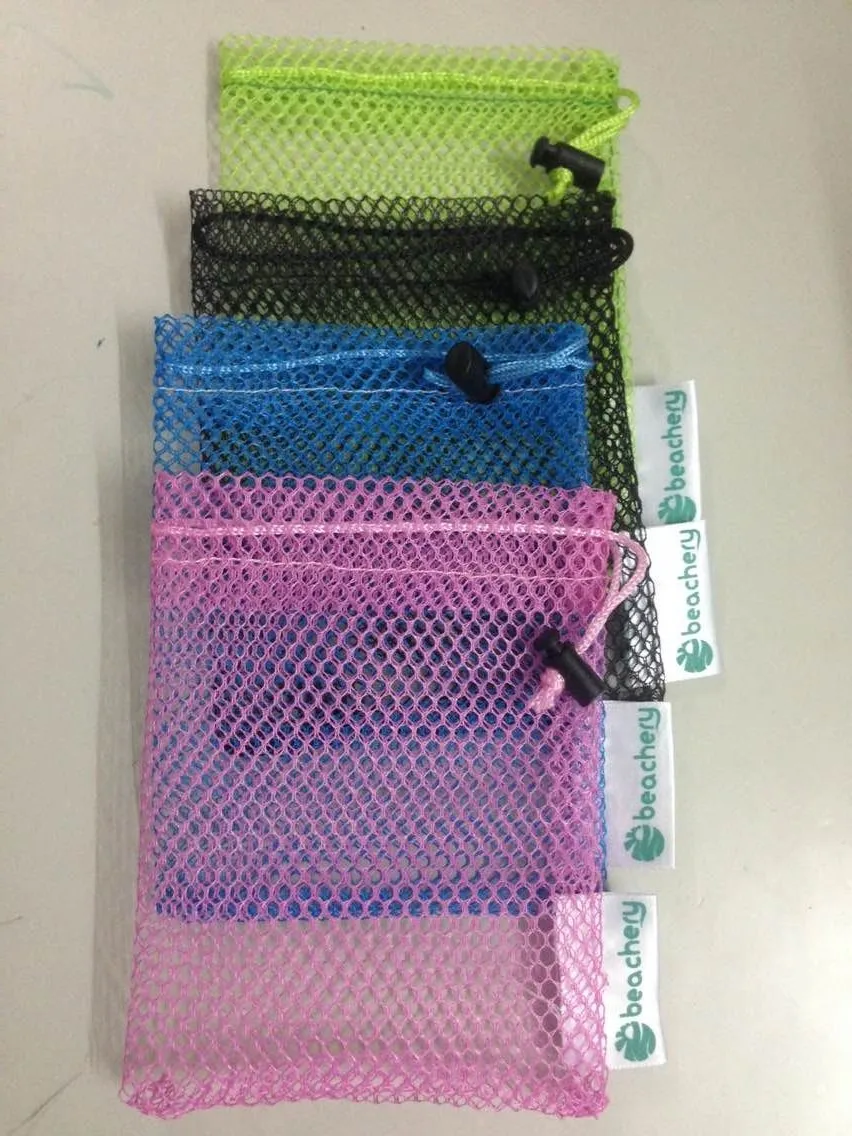 50pcs high quality small mesh jewelry gift bag net drawstring pouch for accessories phone  jewelry storage