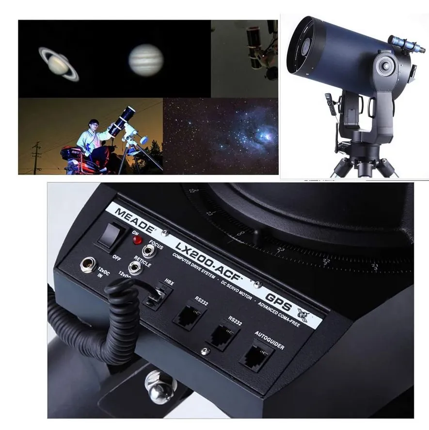 Console de mise à niveau de contrôle du télescope Meade LX200, GPS AUTOSTAR II, puce CP2102, PC RS232, câble série RJ12 RJ12 6P6C