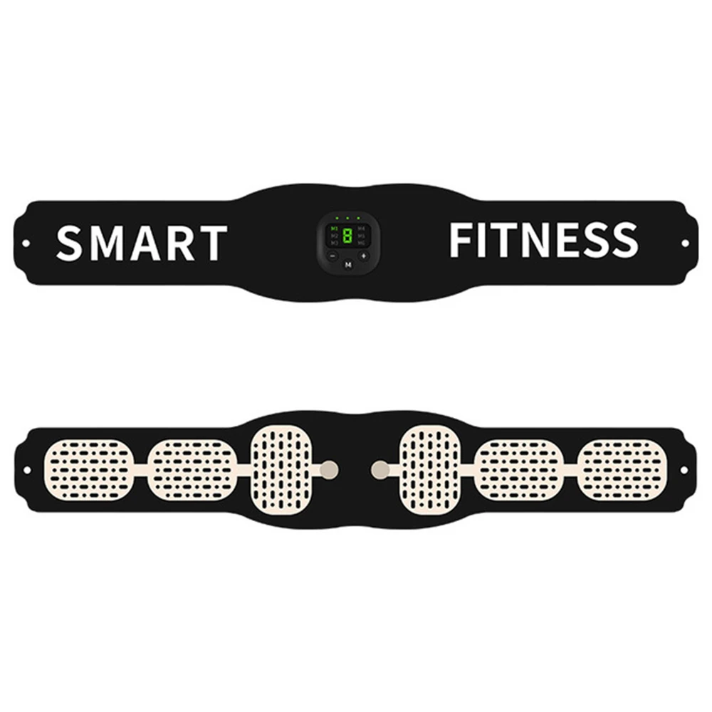 EMS Muscle Stimulator Wireless Muscle Trainer Abdomen Training Belt Fat Burner Weight Loss Stickers Body Slimming Belt Unisex