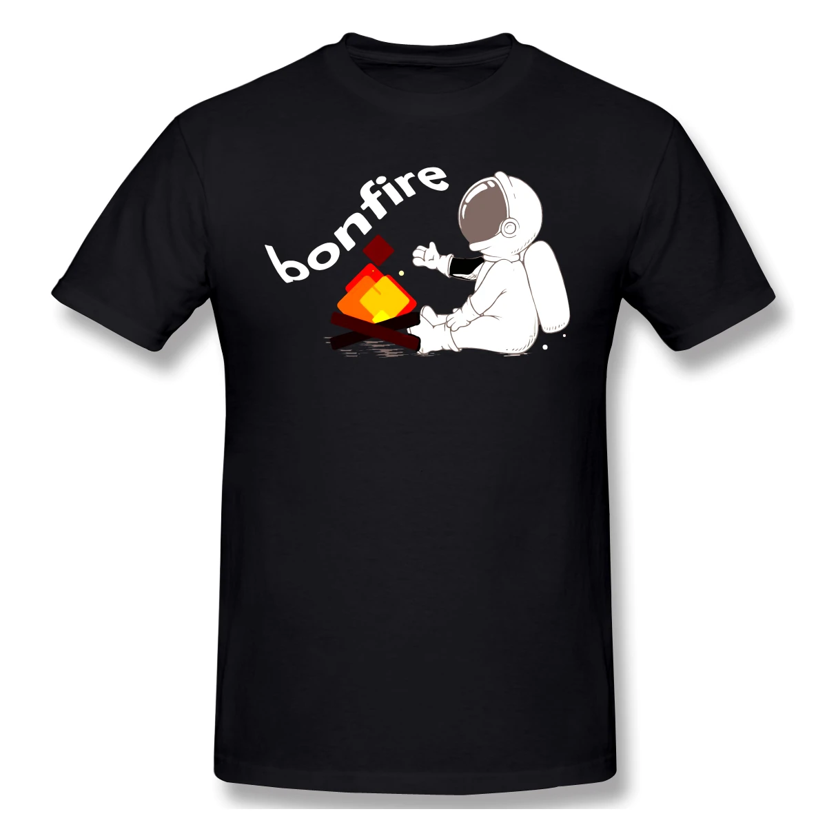 Man Bonfire Crypto 4  Dogecoin, Alt, Hodl,Bonfire travel Funny Graphic T-shirts