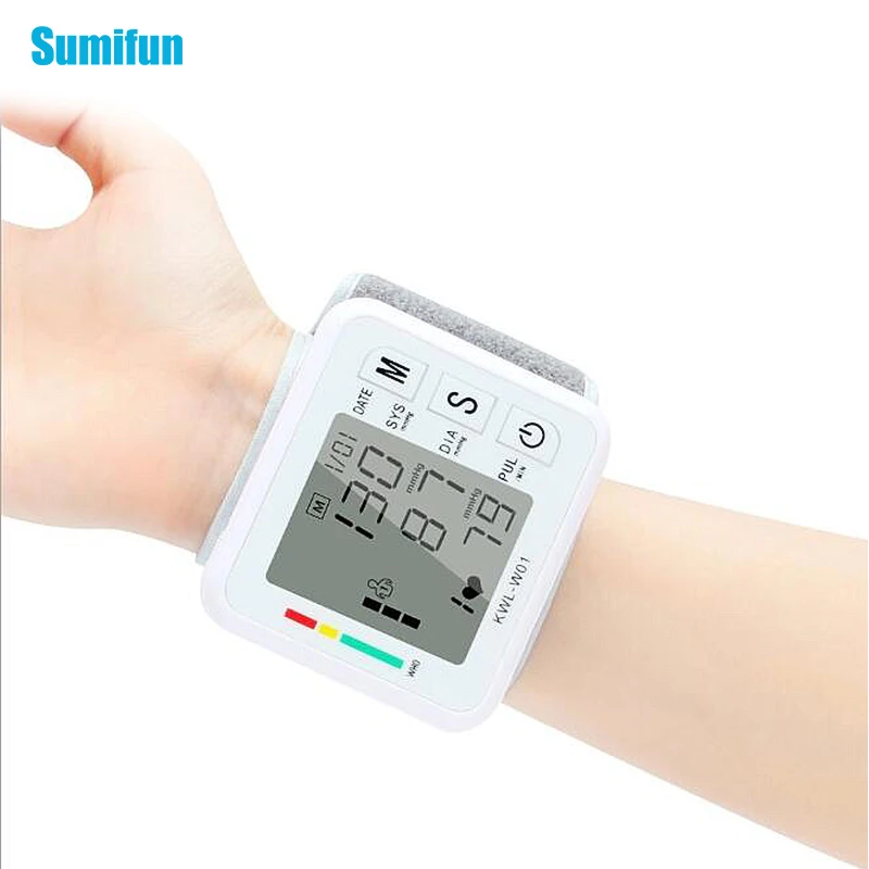 Tonómetro Digital médico, Monitor de presión arterial, esfigmomanómetro, medición de muñeca, tensiímetros automáticos digitales, tensiómetro