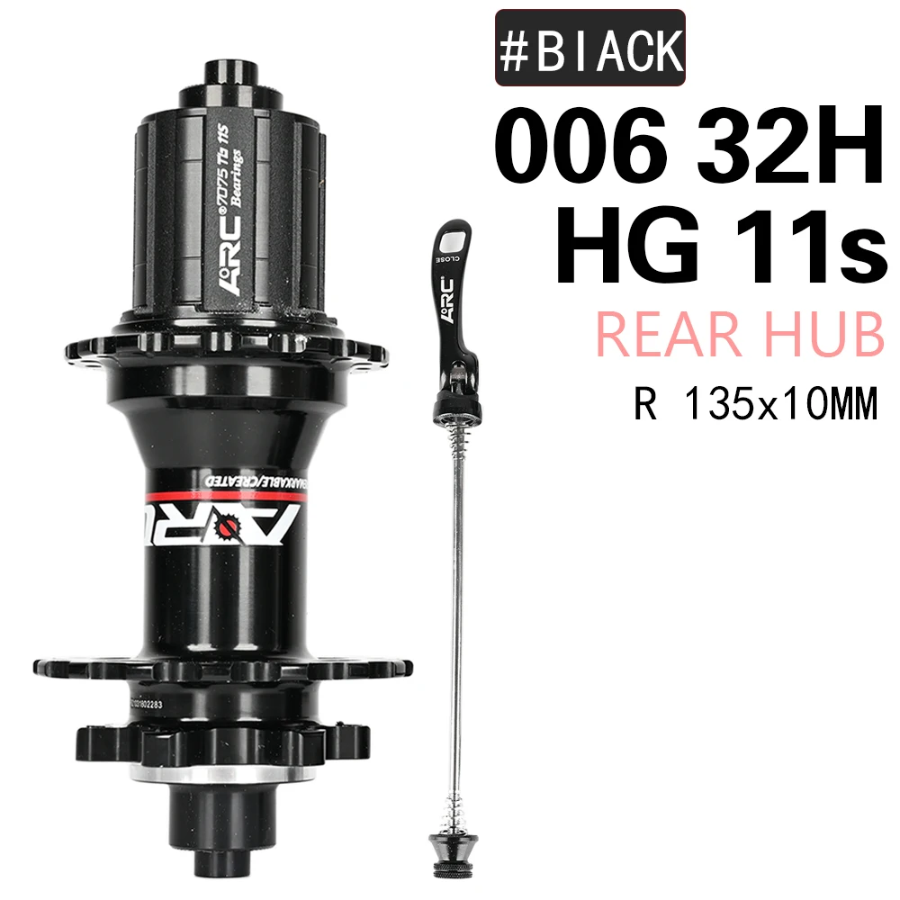 ARC MT006 MTB-Nabe 28H 32H 36H Kompatibel mit 8 9 10 11 Gang Kassetten 120 Klicks Präzisions-Steckachse 142x12mm Mountainbike-Nabe – Detail 10