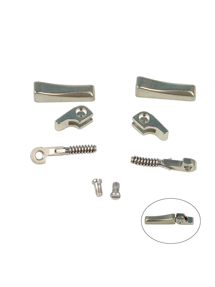 1set Eyeglasses Flex Spring Hinge With Case Glasses Replacement Part
