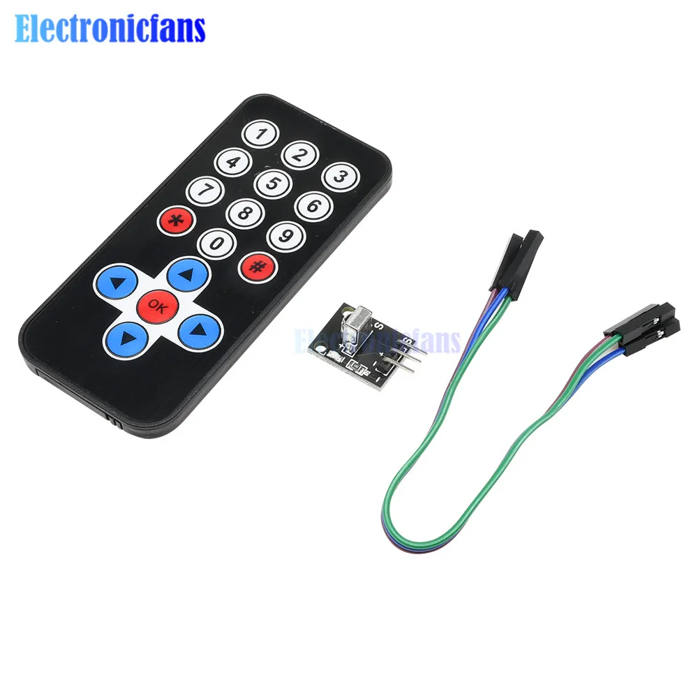 1 Set Infrarot-Fernbedienungsmodul, kabelloses IR-Empfängermodul, DIY-Kit, HX1838, intelligente Elektronik für Arduino, Raspberry Pi, DIY. – Detail 9