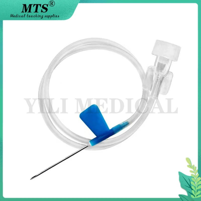 Disposable Use Medical Single-wing Infusion Needle Safty Luer Lock Slip Scalp Vein Set Intravenous Infusion Needle 50pcs/Lot