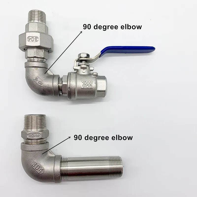 stainless steel internal thread elbow 90 ° internal thread internal thread water pipe joint right angle pipe