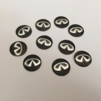 2pcs 5pc 10pcs 14mm infiniti Car Remote Key Fob Emblem Badge Radio button Sticker Replacement for q30 q50 g35 g37 fx35 fx37 qx70