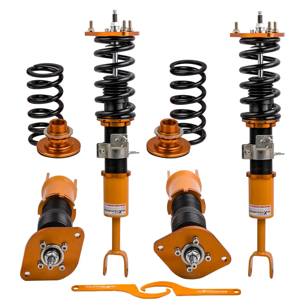 24 Ways Coilovers Spring Lowering Suspensions For Nissan Fairlady 350Z Z33 G35 03-08  Adjustable Damper Height