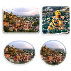 Tbilisi Georgia Fridge Magnet World Tourist Souvenir glass Refrigerator Magnetic Stickers Home Decor Tourist gift