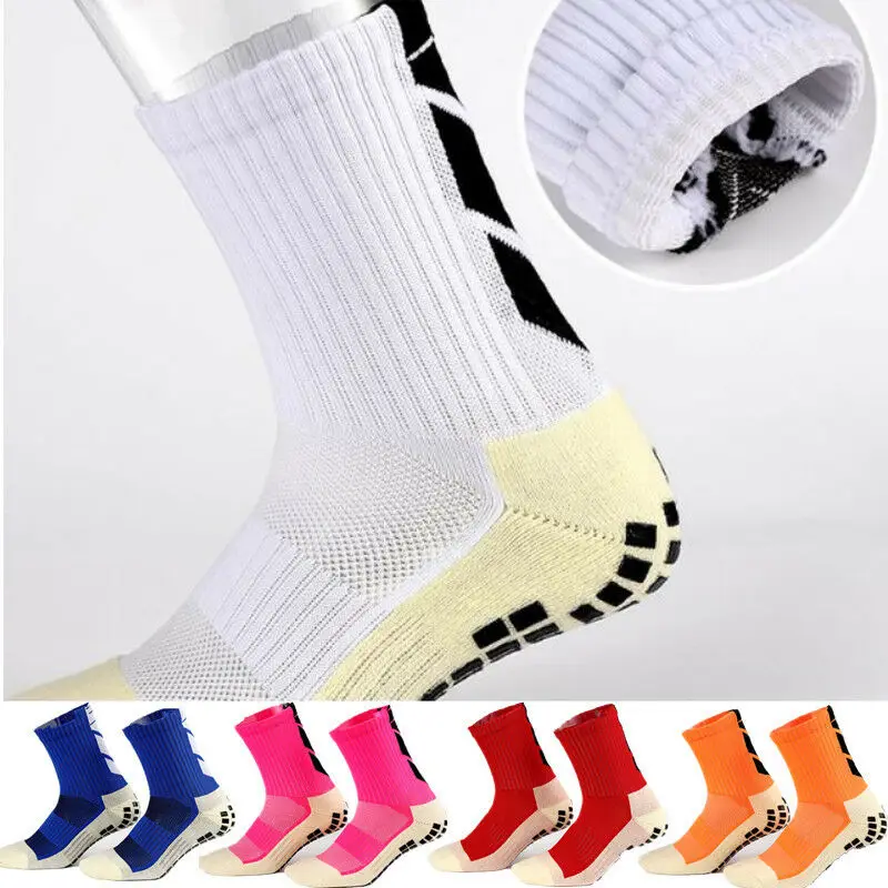 

9 Colors Football Socks Anti Slip Soccer Socks Men Sports Socks Good Quality Cotton Calcetines The Same Type As The Trusox