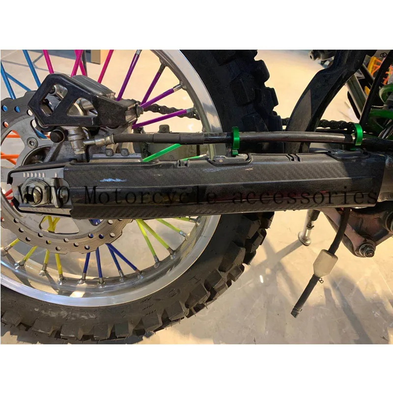 For KAWASAKI KLX250 08-18 2008 2018 09 10 11 12 13 14 15 KLX 250 Motorcycle Swingarm Guard Swing Arm Protector Cover