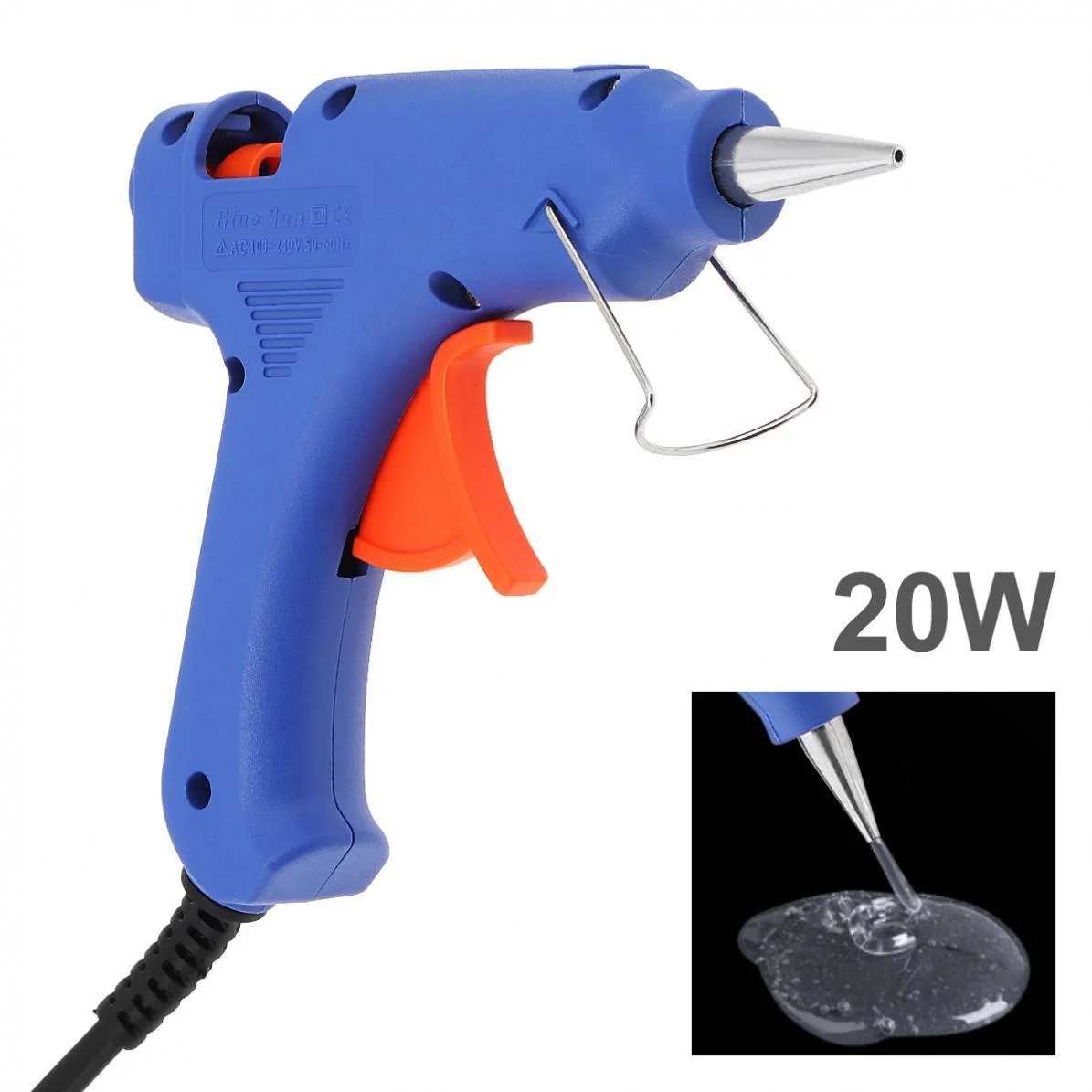 MACTANT Industrial Hot Melt Glue Sticks Gun With 7mm 20W Mini Thermo Electric Heat Temperature Repair Tool DIY CN