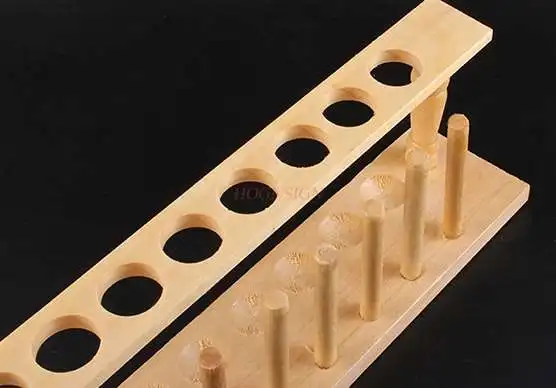 Reagenzglas Rack Labor Reagenzglas Rack Holz Holz Reagenzglas Rack 6 Löcher 8 Löcher 12 Löcher Durchmesser 2,2