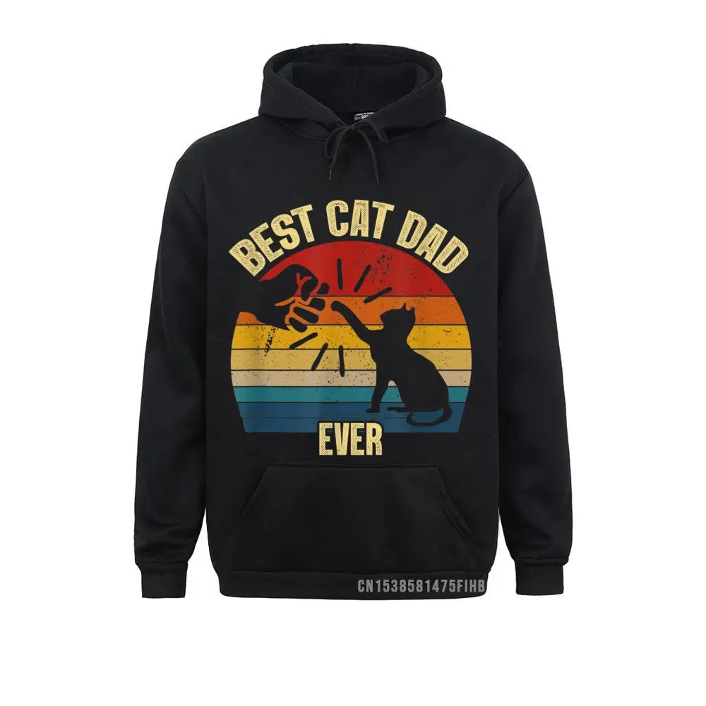 

Best Cat Dad Ever Funny Cat Daddy Father Vintage Gift Hoodie Beach Sweatshirts Mens Hoodies 3D Sportswears Labor Day