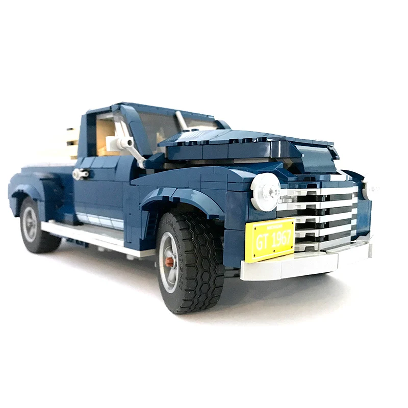 NEW MOC - 10265 Mustangs Modified Version Classic Pickup Truck Cars Building Blocks Cars Bricks Assemble Model DIY Toys Gifts