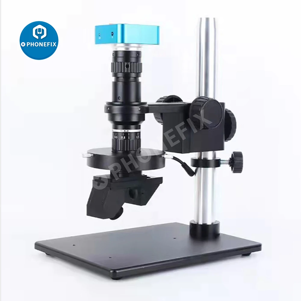 HD Industrial 3D Microscope 2D 3D Switchable Optical Magnifier Digital CCD microscopio laboratory teaching Phone PCB SMD Repair