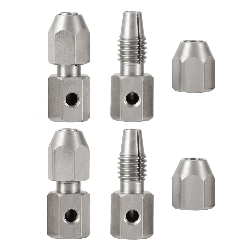 Prędkość obrotowa 4 szt. Zdalnie sterowana łódka RC elastyczne sprzęgło 3.17mm/4mm/5mm/6mm CNC ze stali nierdzewnej Flex Collet łącznik