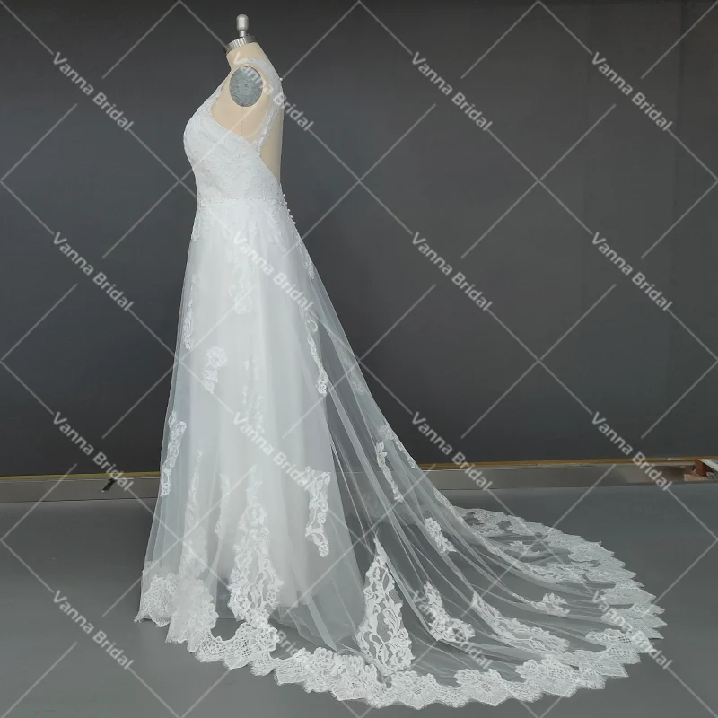 Uma linha chiffon cintas de espaguete renda mini vestido de casamento ruched sem costas simples boho praia cruzeiro vestido de noiva com decote em v mais tamanho