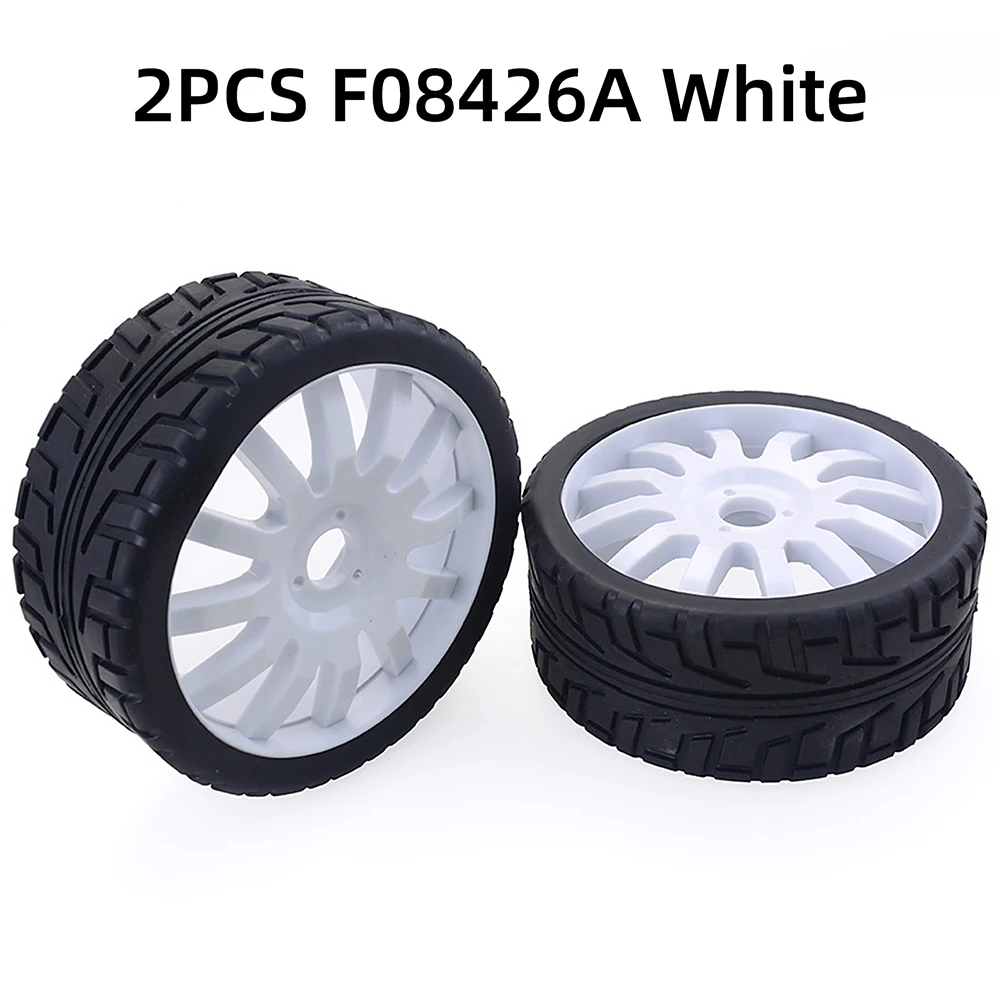 ZD Racing 100mm Rubber Tyres Wheels 17mm Hex for Redcat HSP HPI Kyosho Hobao Team Losi Carson 1/8 Buggy On-road RC Car