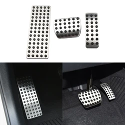 Lilmanta Car Pedals for Mercedes Benz A B GLA CLA GLB Class W177 W247 X257 C118 X247 2018 - 2021 Gas Fuel Brake Pedal Pads Cover