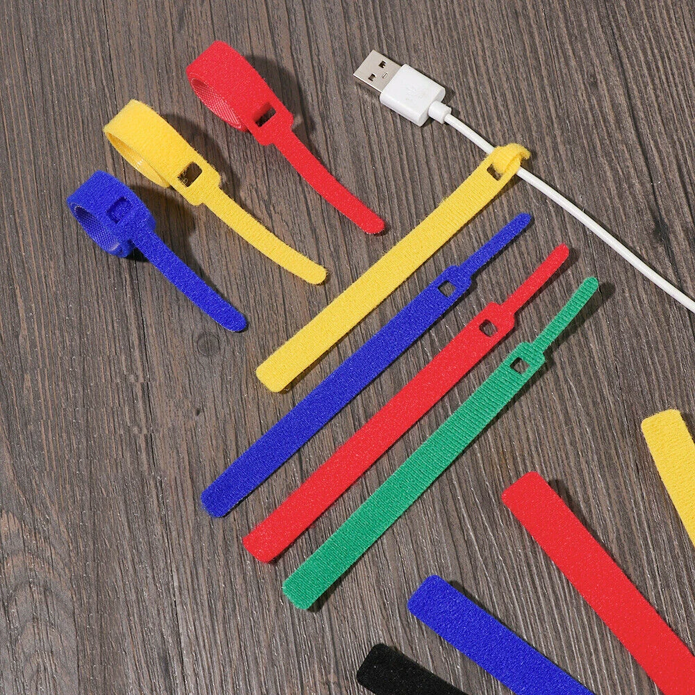 Cable Organizer Wire Winder Holder for Earphone Headphone Mouse Cord Aux USB Cable Management Wire Ties Cable Protector 20Pcs